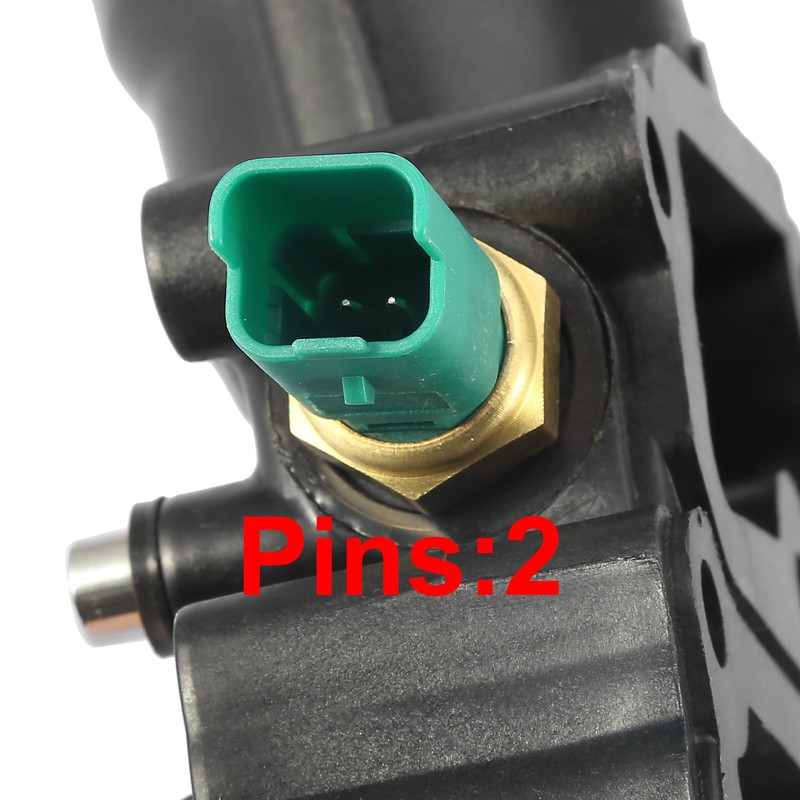 X AUTOHAUX Car Thermostat Housing Assembly BE1-1254 1336.Y8 1336.P9 Replacement