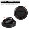 PATIKIL Round Recessed Door Lock, Stainless Steel 304 Hidden Recessed