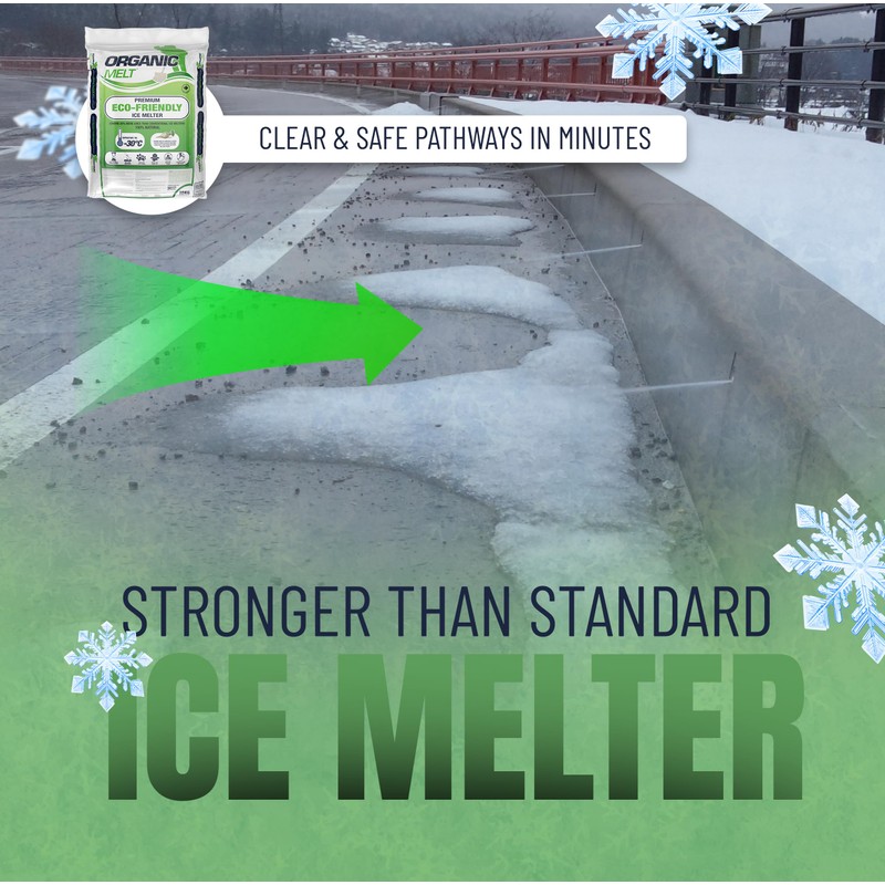 Organic Melt Premium Granular Ice Melt is a eco Friendly