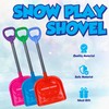 Slippery Racer Kids Outdoor Snow Shovel 27 inch. (Green/Blue, 1)