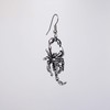 Gothic Scorpion Dangle Earrings Silver Finish Pewter