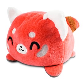 TeeTurtle - The Original Reversible Panda Plushie - Red Panda + Panda - Cute Sensory Fidget Stuffed Animals That Show Your Mood