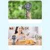 Portable Handheld Fan USB Rechargeable Battery Operated 5 Speeds Silent