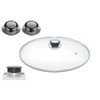 MIFAH Tempered Glass Lid Designed to Fit All Frying Pans