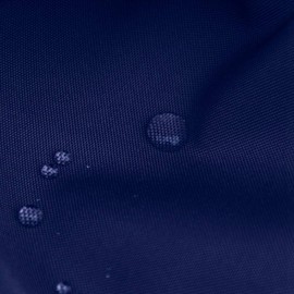 Homehold 240x200cm Navy Blue Bathroom Curtain With Hooks, Extra Long Polyester Waterproof Shower Curtain