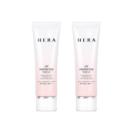 Hera 헤라 UV프로텍터 톤업 썬크림 SPF50+ PA++++ 2개 Hera UV Protector Tone Up Sun Cream SPF50+ PA++++ 2pcs