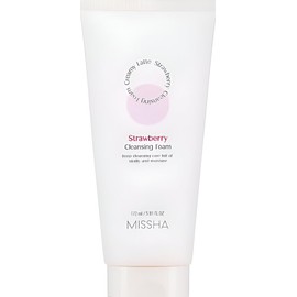 MISSHA Creamy Latte Cleansing Foam Strawberry