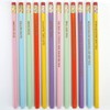 Laser Engraved Compliment Pencils - Set of 12, Preprinted Sayings,
