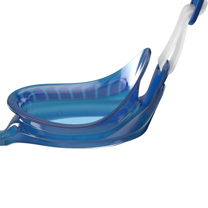 Speedo Unisex Kids Junior Futura Classic Swimming Goggles, Clear/Neon Blue,