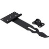 KOTARBAU® Hasp Hasp and Padlock Set 240mm Black Solid Lock