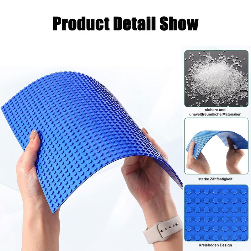 TUKNN Classic Base Plate, Building Plates Compatible, Rectangular Base Plates,