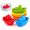 Barchette da Bagno Colorate, Set da 5 Pezzi, Impilabili e
