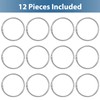 Pawfly 2 Inch Loose Leaf Binder Rings Large Book Rings,