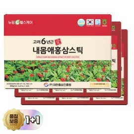 1+1 고려6년근 내몸애홍삼스틱 10gx30포x2세트 1+1 6-Year-Old Red Ginseng Stick for My Body 10g x 30 Packs x 2 Sets