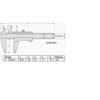 Mitutoyo 530-101 Vernier Calipers, Stainless Steel, for Inside, Outside, Depth
