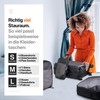 TRAVELY Packing Cubes Compression - 5-teiliges Set inkl. Schuhtasche &