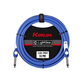 Cable para instrumento Kirlin profesional, 10 metros plug 1/4, LGI201 colores (Azul)