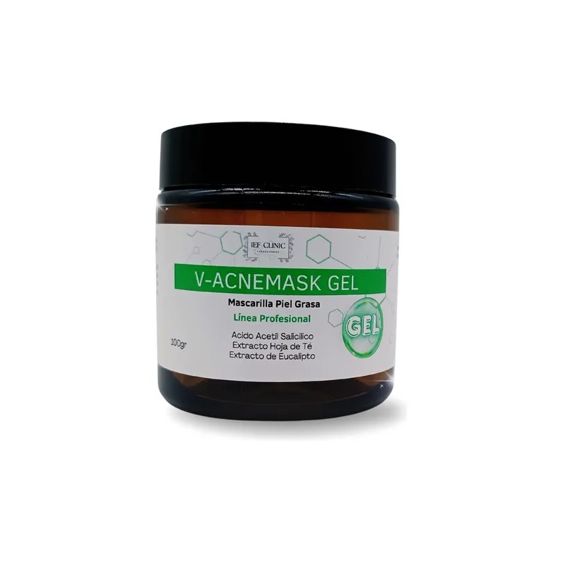 V-acnemask Gel Facial Piel Grasa Sebo Control Piel Brillosa