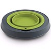 Dexas Popware for Pets Single Elevated Pet Feeder, Large, Gray/Green