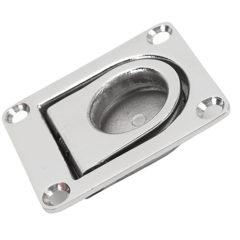 Hatch Pull Handle Stainless Steel 67mm X 56mm Flush Lifting