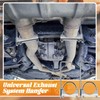 Datanly 2 Pcs Exhaust Clamp with Hanger Rear Muffler Hanger