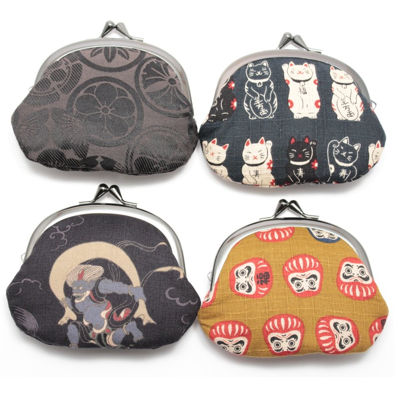 Maruzen Japanese Pattern Wallet, Men's 3.3 inch (3.3 cm) Purse