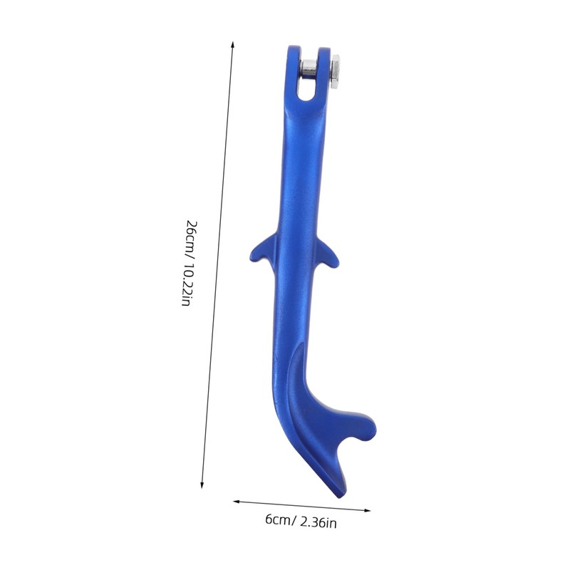 BUGUUYO Aluminum Alloy Motorcycle Kickstand Heavy Duty Side Stand for