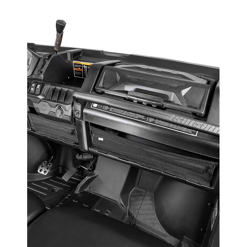 KEMIMOTO Dash Storage Nets 2pcs, Compatible with Can-Am Defender &