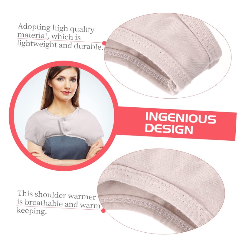 IWOWHERO Cotton Neck and Shoulder Warmer Thick Cotton Sleeping Shoulder