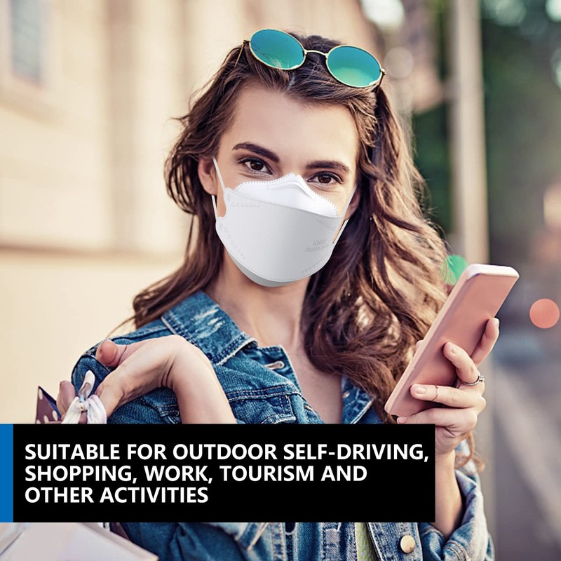 KIMARS KN95 Face Masks 50 Pack, Breathable Comfortable and Disposable