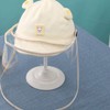 Baby Face Guard Removable Children Face Guard Hat Detachable Transparent