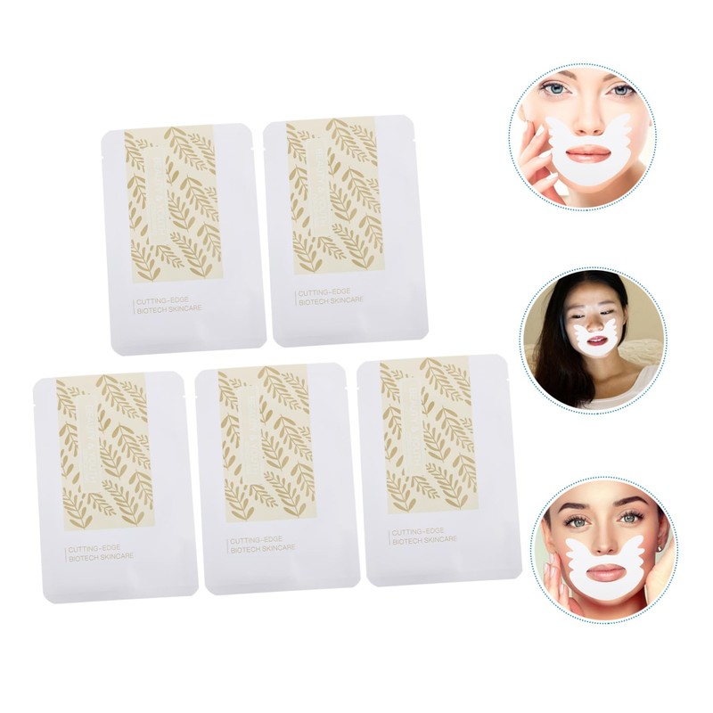 FRCOLOR 2sets Moisturizing Stickers Lip Wrinkle Patches for Smooth Nourishing