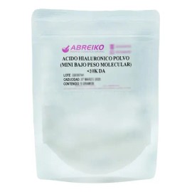 Acido Hialuronico Polvo Mini Peso Molecular 10 Gramos Tipo de piel Cualquier tipo de piel                                                             