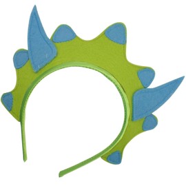 Topkids Accessories Unisex Triceratops Dinosaur Dragon Mask for Boys & Girls, Dragon Headband Accessory, Dino Mask & Tail Adult Dragon Costume, Dress Up Dinosaurs (Triceratops Green Dino Headband)