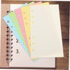 jojofuny 2 Sets Loose Leaf Paper Planner Refills with Grid