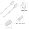 PRETYZOOM 2pcs Creative Claw Salad Tongs Simulation Skeleton Salad Tongs