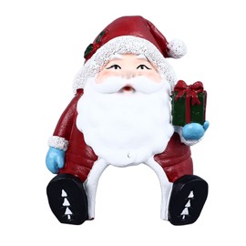 Christmas Aquarium Decoration Multipurpose Landscaping Resin Christmas Fish Tank Ornaments for Aquarium Home Office Father Christmas