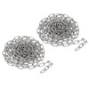 PATIKIL 2 Pcs 3.28FT x 1/3" x 0.08" 304 Stainless