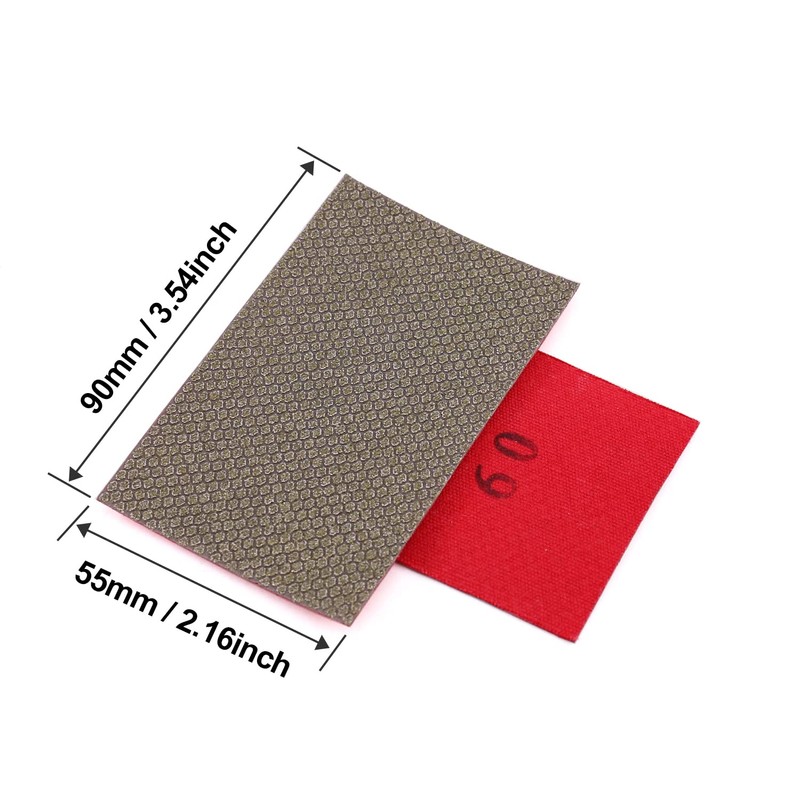 Z-LION 4 Pieces Diamond Abrasive Paper Sheets Diamond Sandpaper for