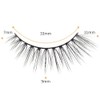 Musegetes 3D False Eyelashes Popular Black Natural Axis Soft Core