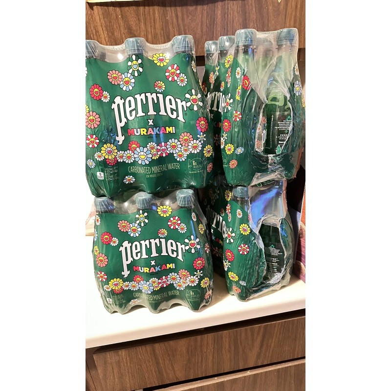 Perrier NEW LIMITED EDITION 6 Pack (Plastic) Perrier X Takashi