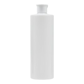 Natural Cosmetics Laboratory Plastic Bottle, One-Touch Cap, Container, Cosmetic Bottle, Cosmetic Container, White, Translucent, 16.9 fl oz (500 ml)