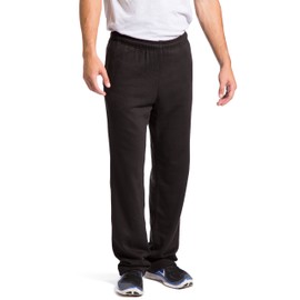 Fishers Finery Men's Everyday Sweatpant with Pockets - Casual Lounge Pant - Improved FIT (Black, M)