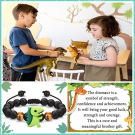 EYQV Boys Gifts for Brother, Dinosaur Gifts for Boys, Special Birthday Christmas Gifts for Brother from Sister Brother, Stocking Fillers for Boys