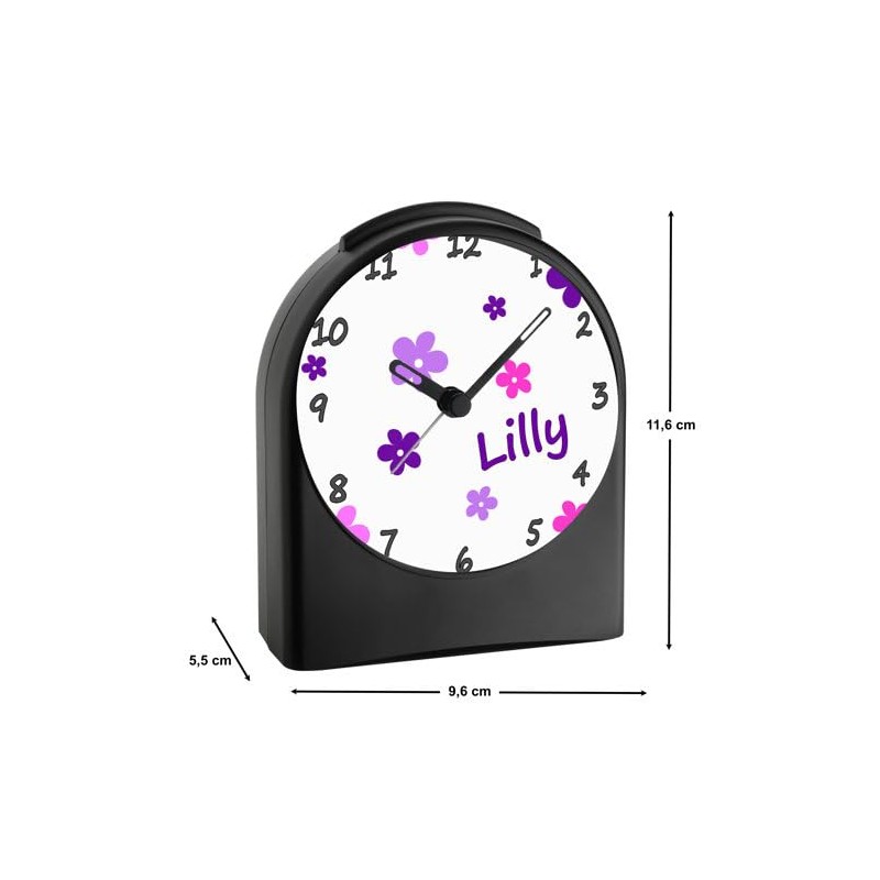 Children's Alarm Clock with (Chosen) Name Children's Alarm Clock Analogue