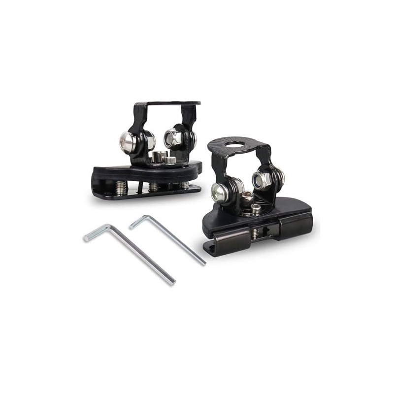 Car Work Light Holder 2 Pieces, Universal Adjustable Hood Mount,