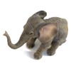 US 6.13 Inch Sitting Baby Elephant Decorative Figurine, Bronze Color