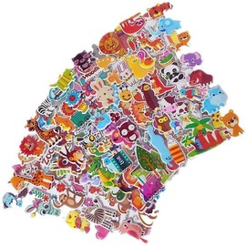 20 Sheets of 3D Stickers for Children and Toddlers, Puffy Stickers, Cute Different Set of Letters, Animals, Fruit, Numbers, Butterflies, Unicorn, Dinosaur and Much More