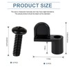 7/16 Inch Window Screen Clip with 12 Screws, Storm Door
