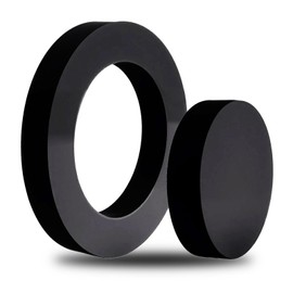 Wall Hung Toilet Gasket 4" Fit for Rear Discharge Toilet, Rear Outlet Toilet, Rear Flush Toilets, Wall Mounted Toilet and So On, Replace for Z1200-NEOSEAL-GSKT-4